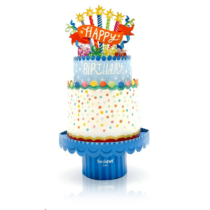 Happy Birthday Confetti Cake Card