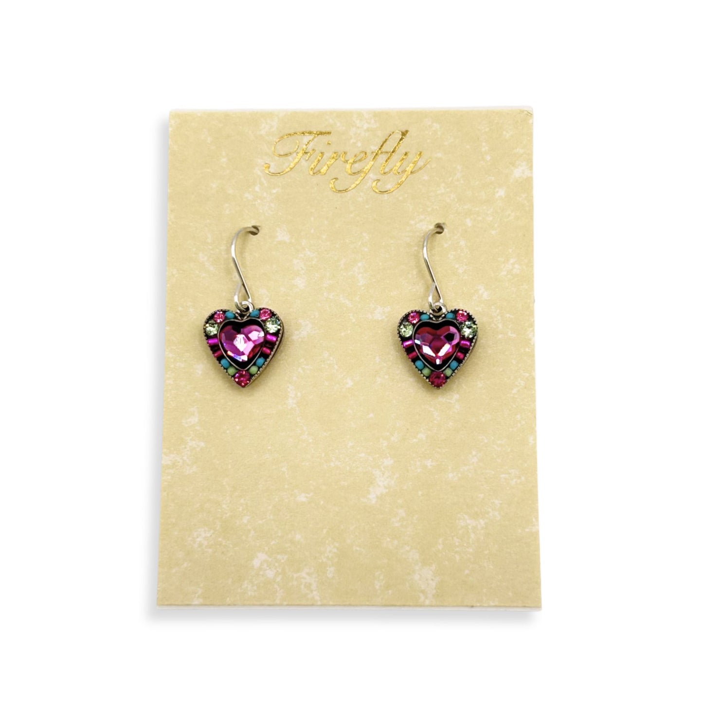 Heart Earrings Firefly
