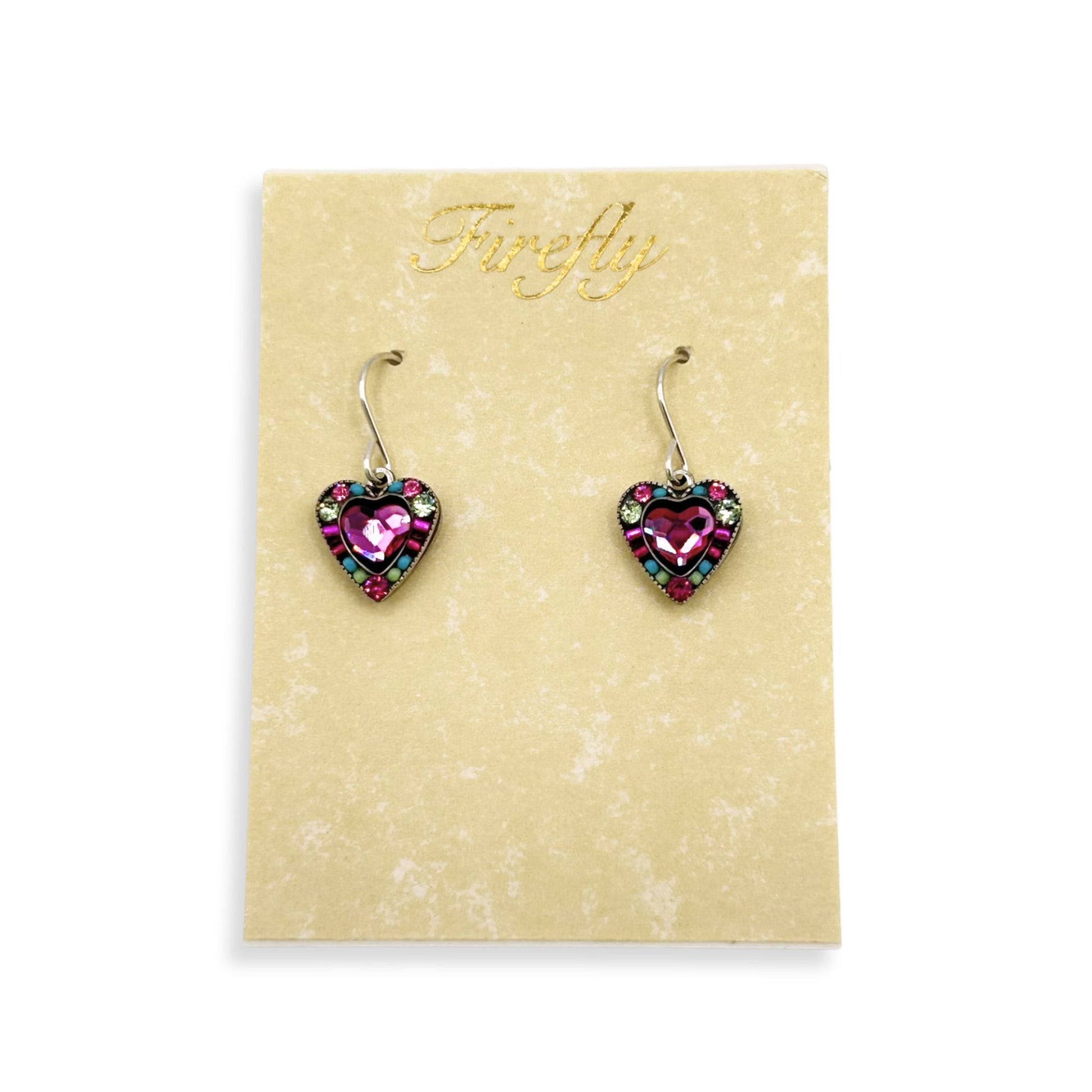 Heart Earrings Firefly