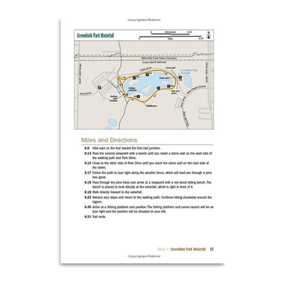 Hiking Waterfall Soft Covered Guide Book
