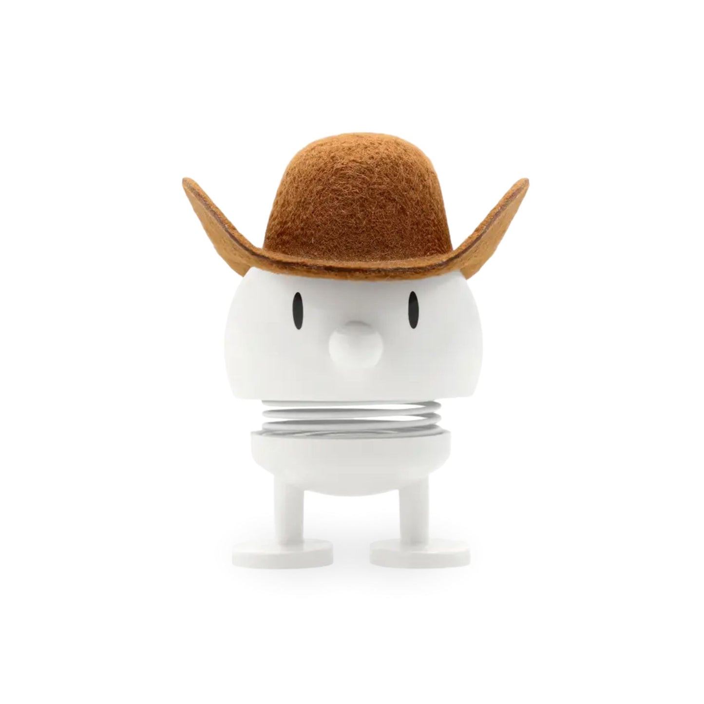 Hoptimist Cowboy Bumble with white
Brown Hat