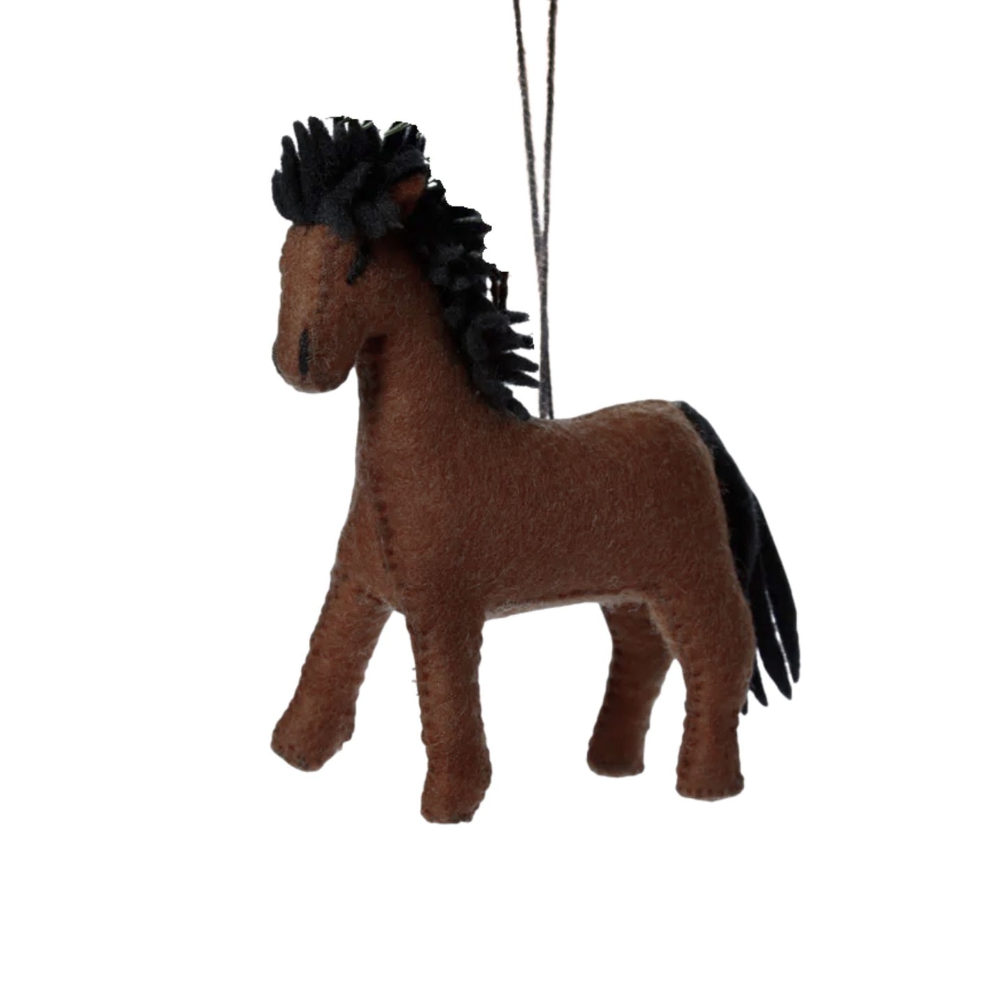 Horse Felted Ornament