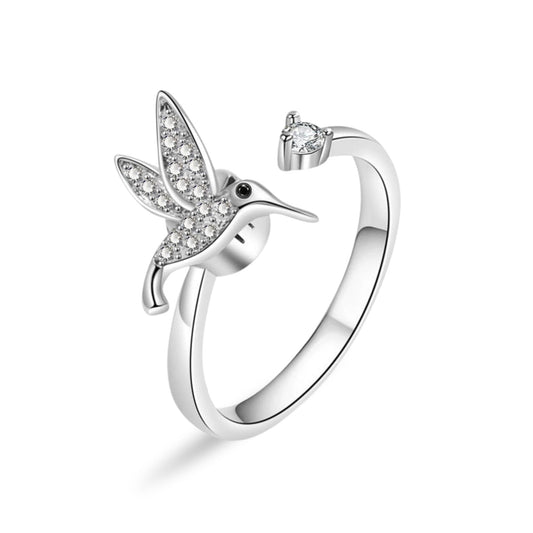 Hummingbird Spinner Ring