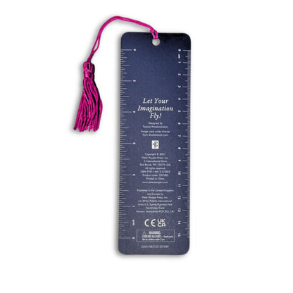 Imagination Fly Bookmark with Pink Tassle
