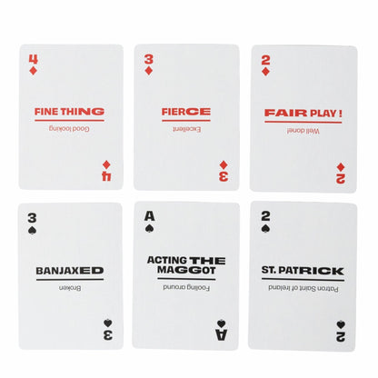 Irish Playing Cards Lingo