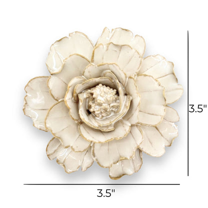 Ivory Neutral Rose Wall Hanging Flower