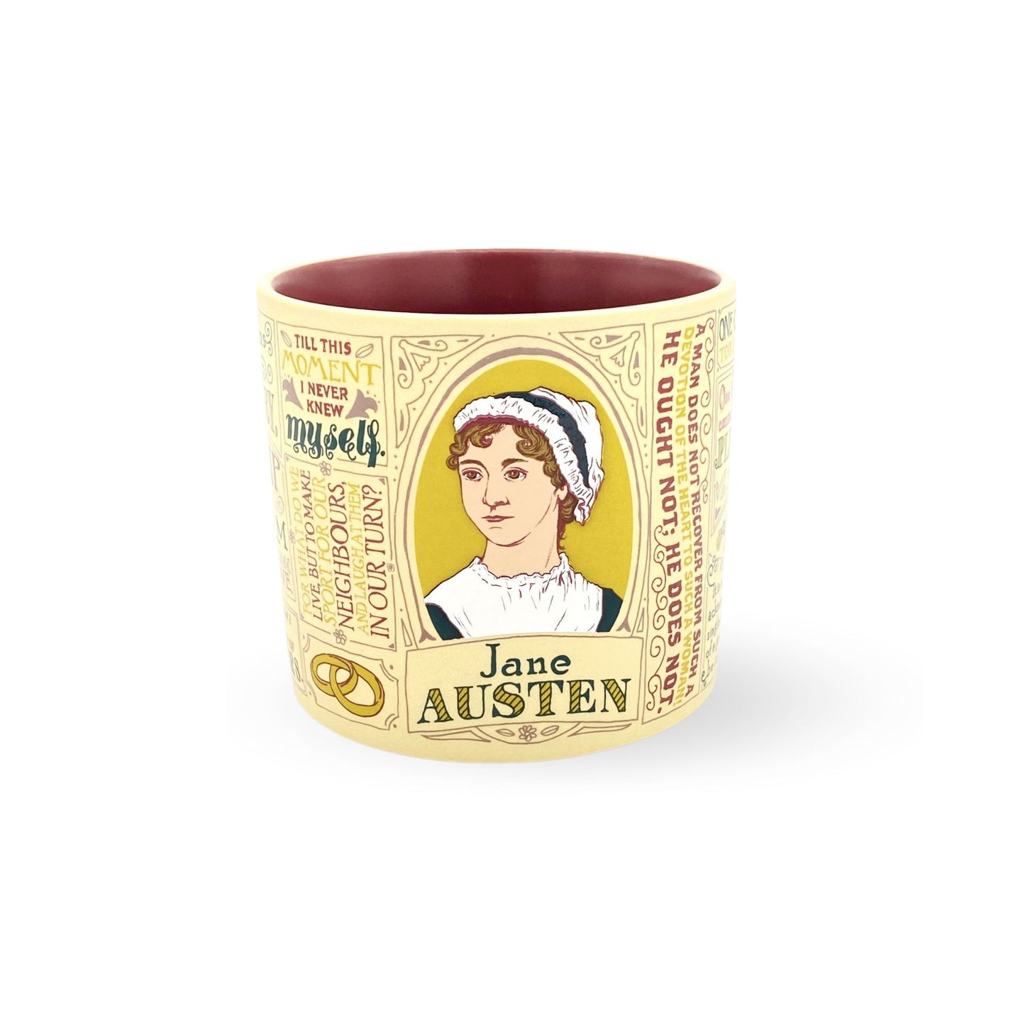 Jane Austen Quotes Coffee Cup