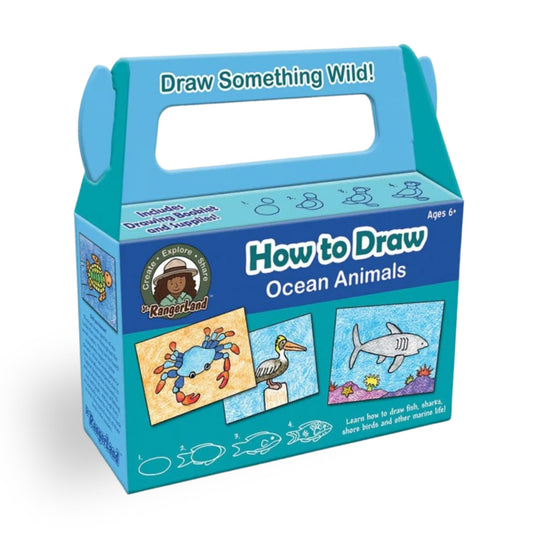 Jr. Rangerland How to Draw Ocean Animals Kit