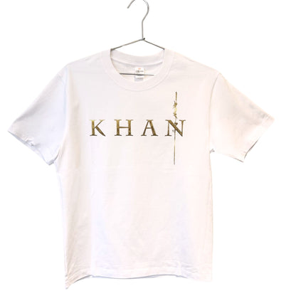 KHAN White T Shirt Front