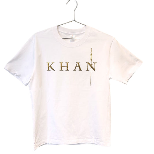 KHAN White T Shirt Front