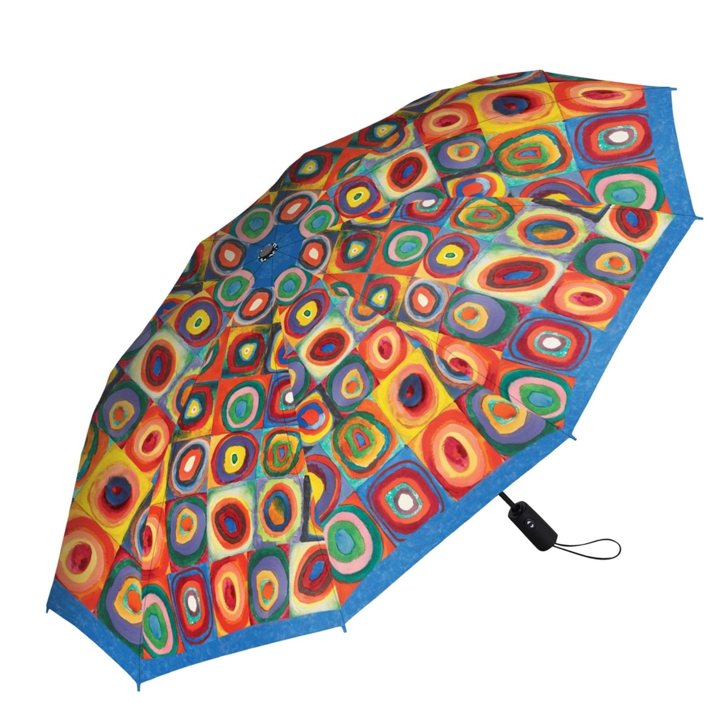 Kandinsky Circles Folding Travel Umbrella