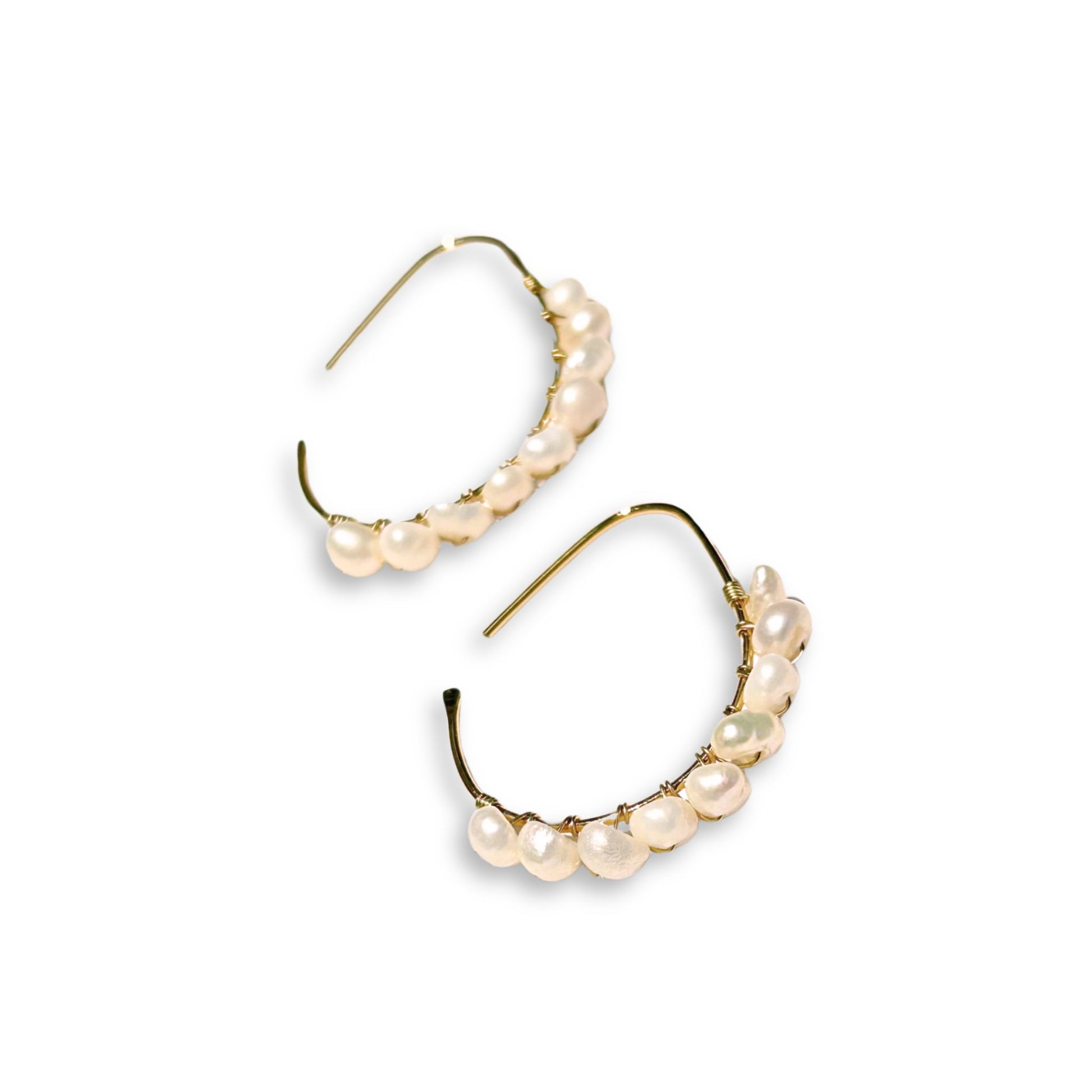 League Hoops with String of Pearls