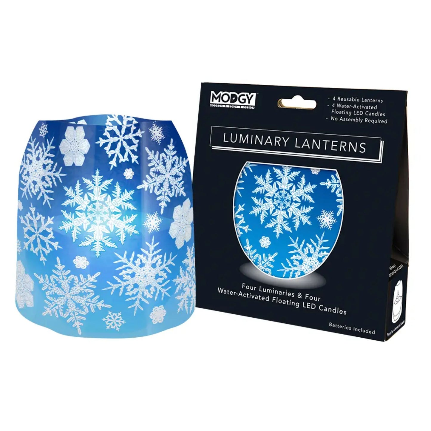 Let It snow luminary lanterns