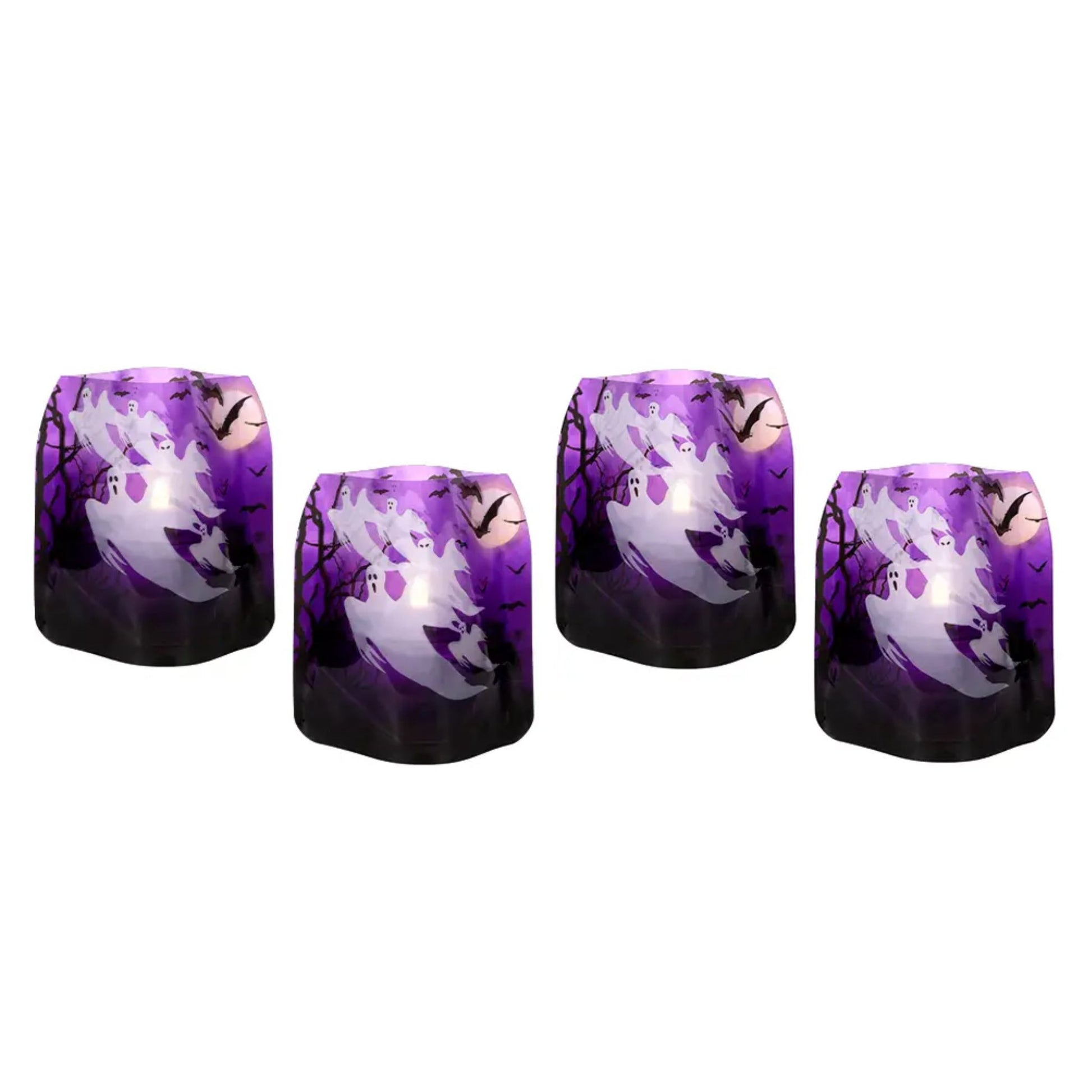 Luminary - Boo Halloween Purple Lantern