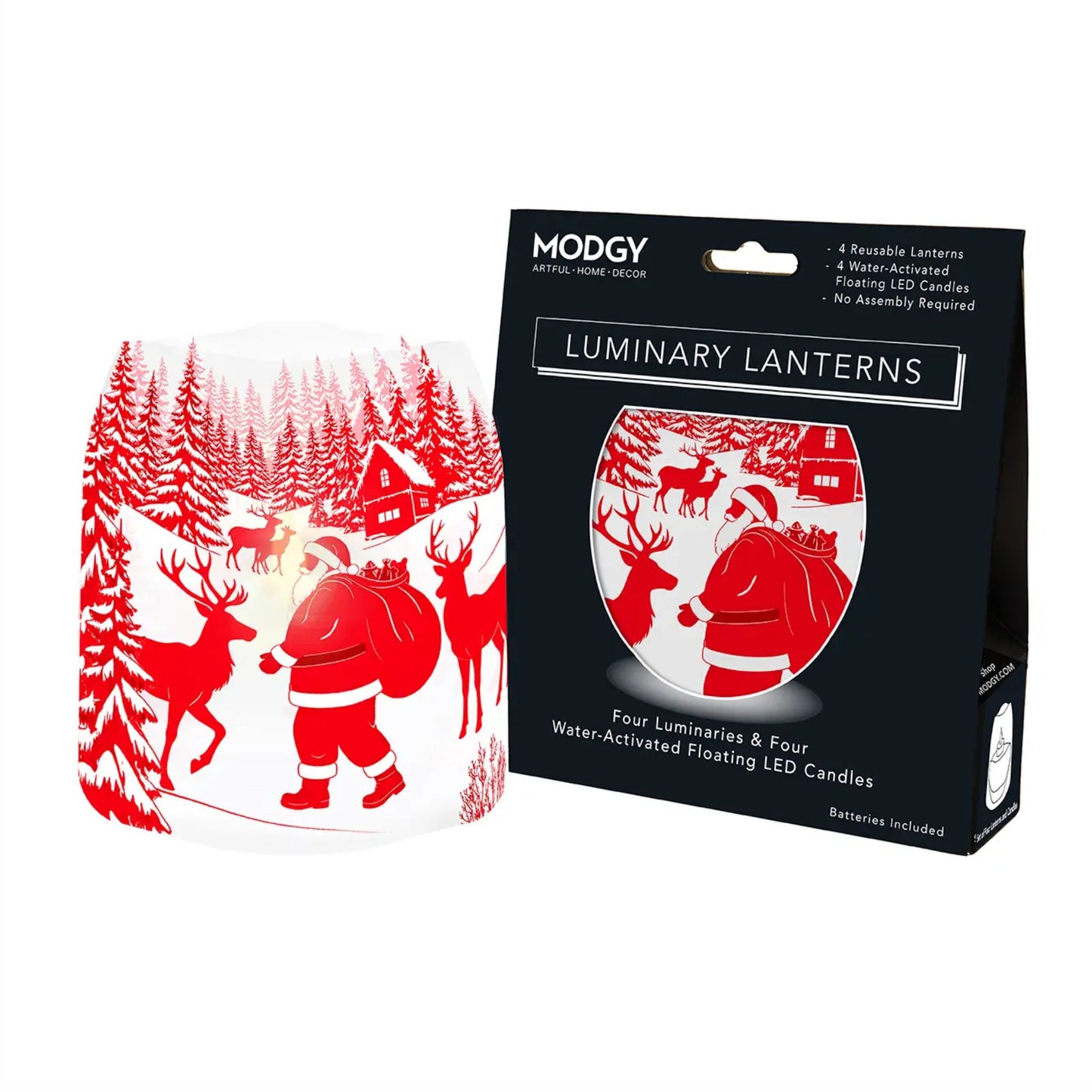 Luminary - Simply Santa