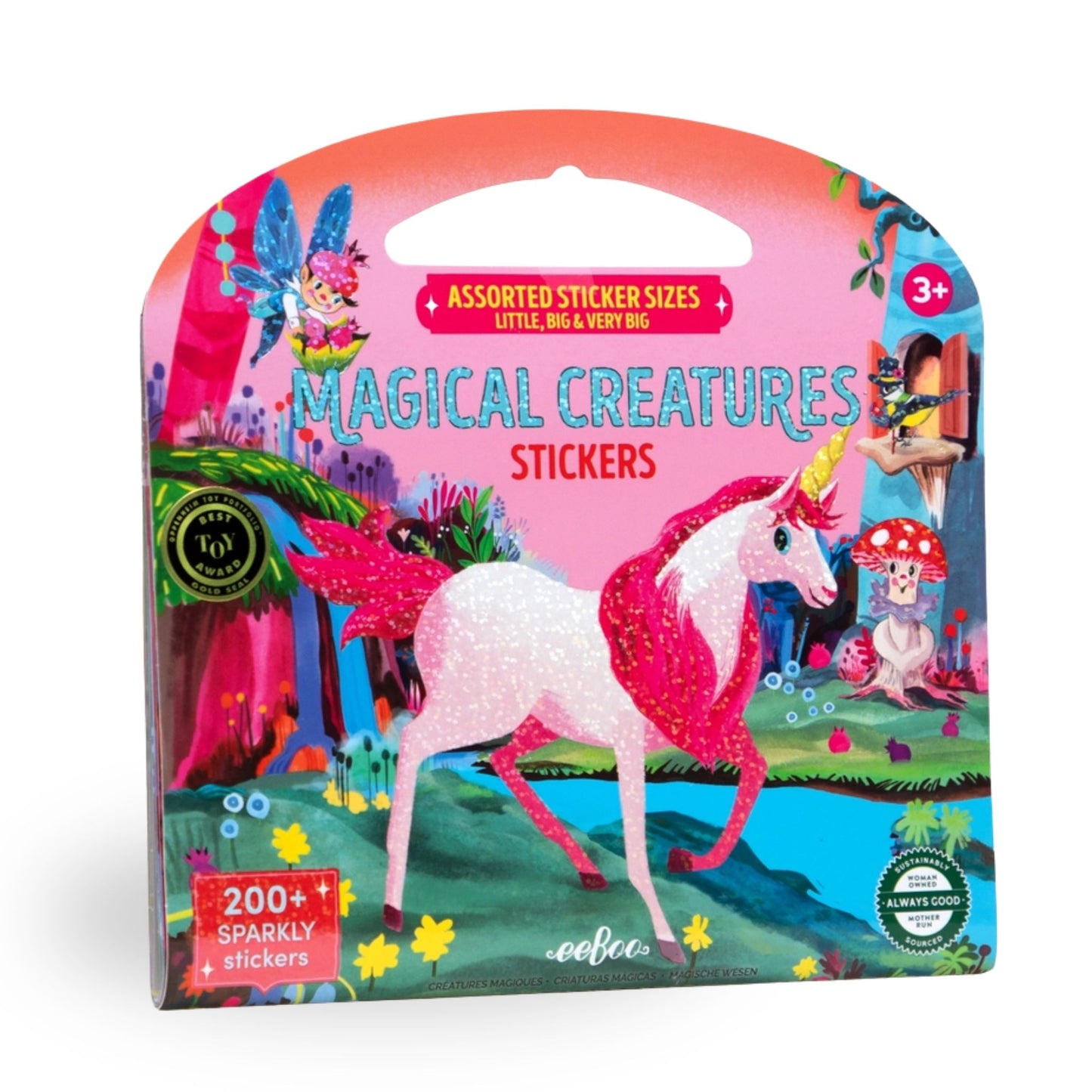 Magical Creatures Shiny Sticker Book