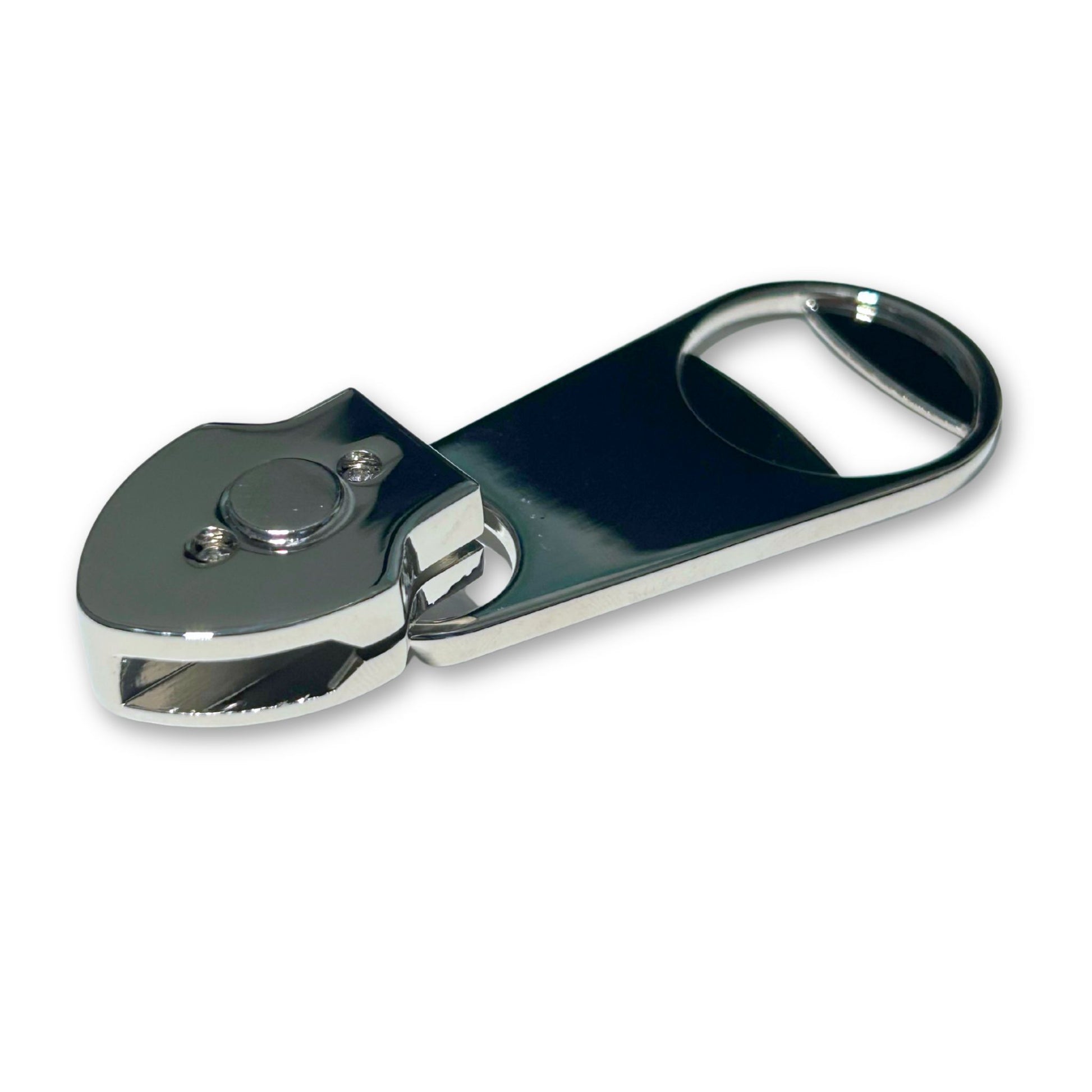 Magnetic Silver Zipper Bottle Opener Gift