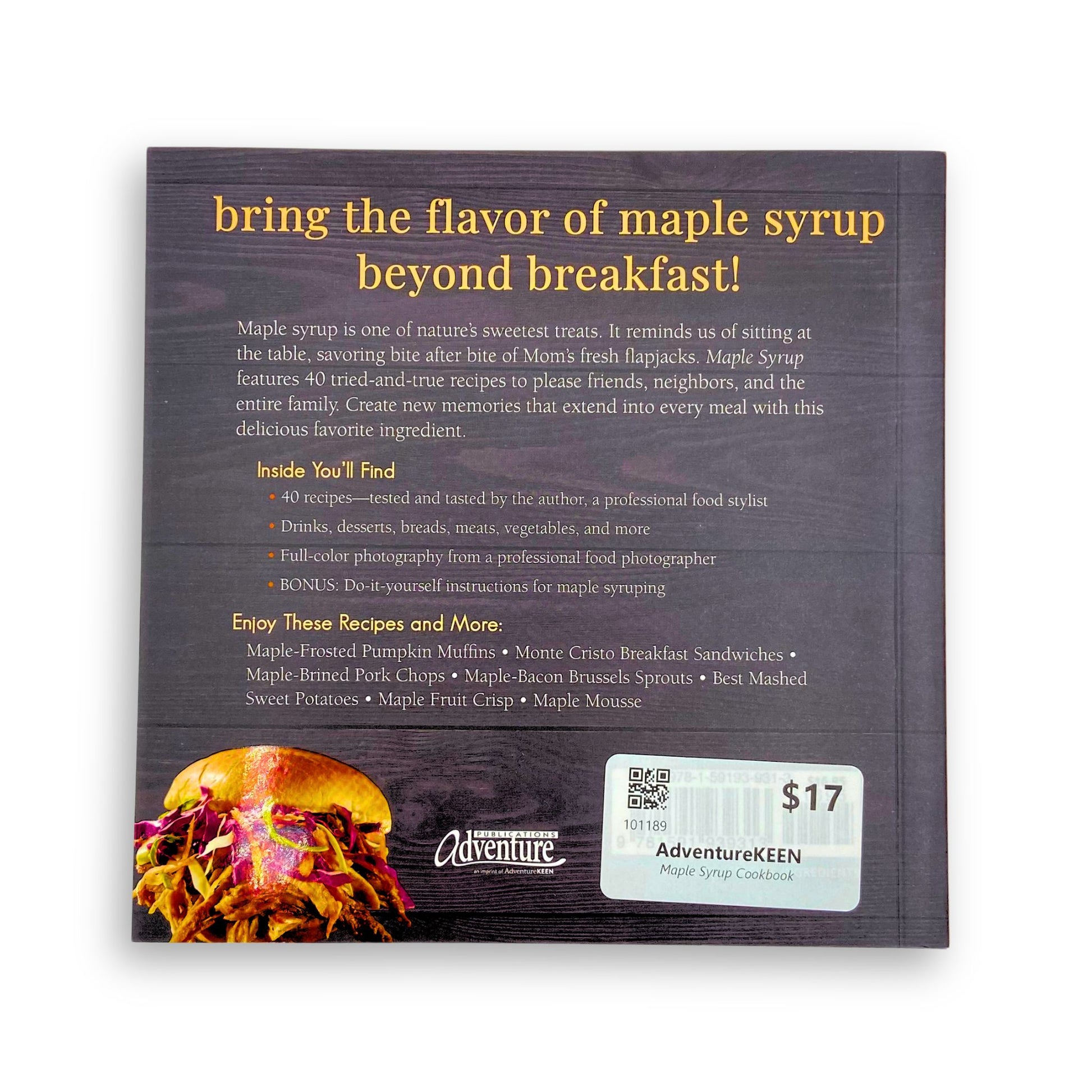 maple syrup cookbook adventurekeen