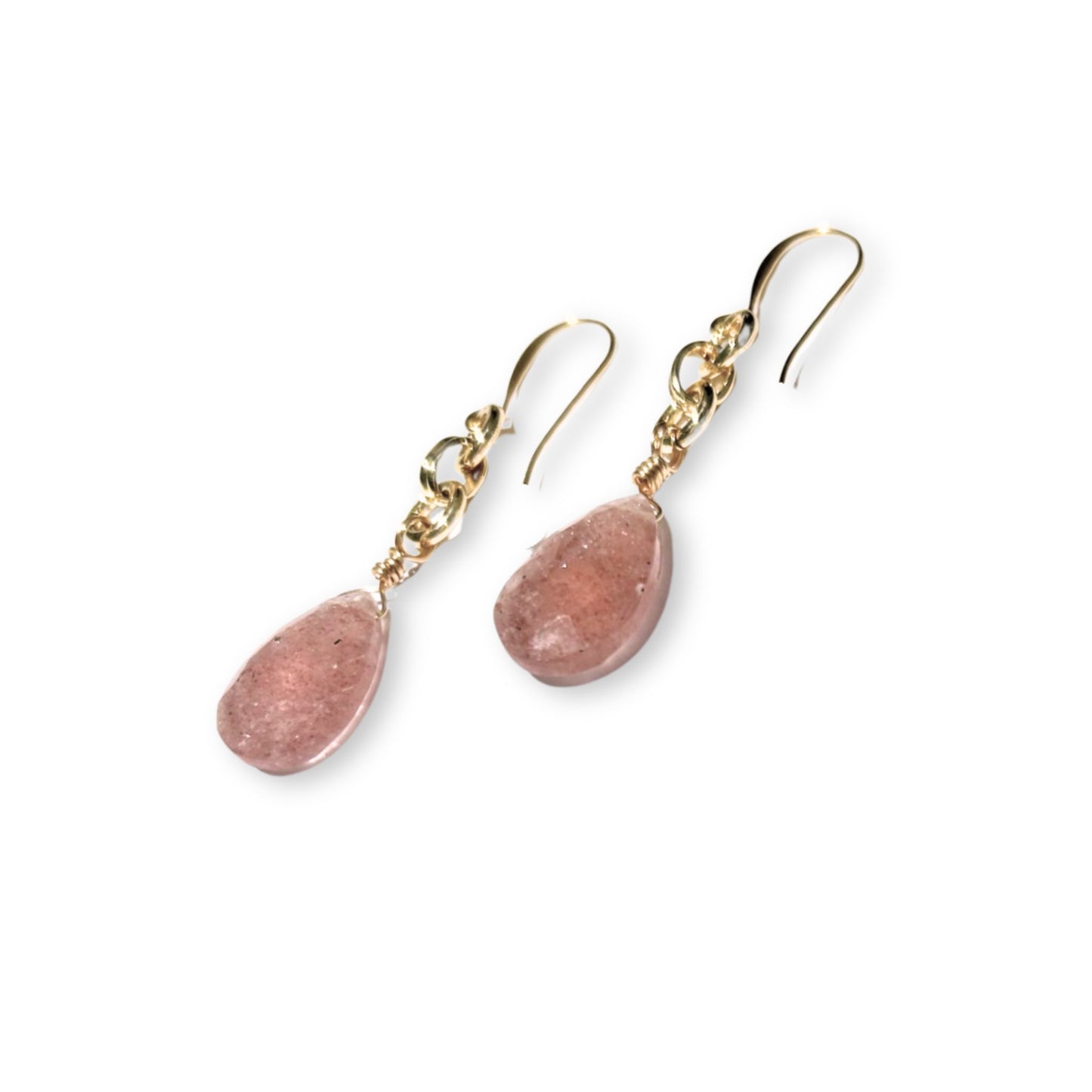 Medici Strawberry Quartz Earring