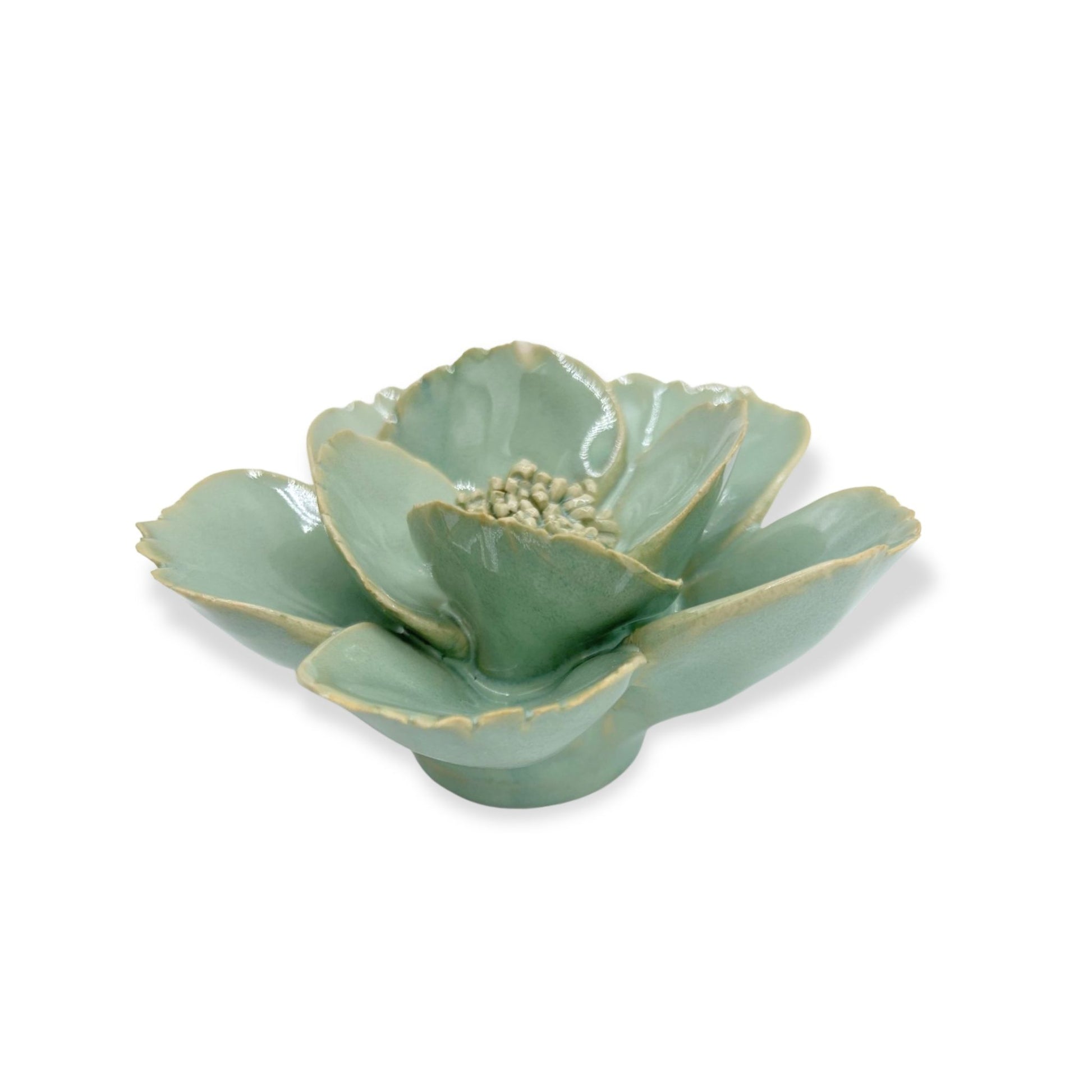 Milk Teal Poppy Floral Wall Hanging
