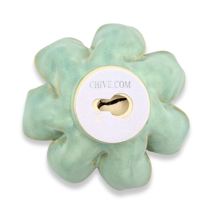 Milk Turquoise Blue Ceramic Floral Wedding Decor