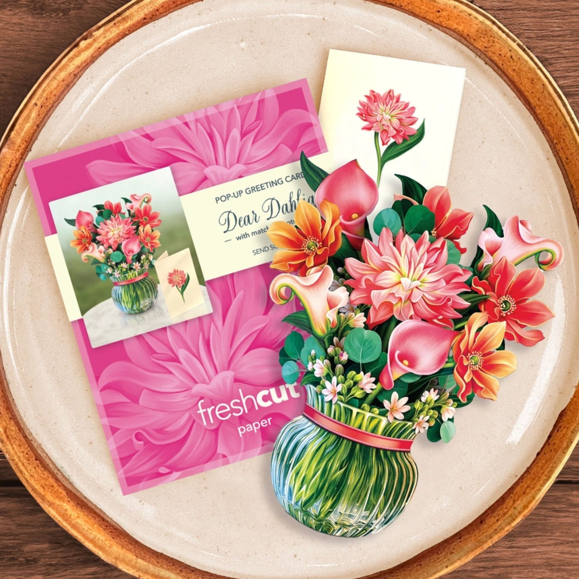 Mini Dear Dahlia pop-up Floral Card