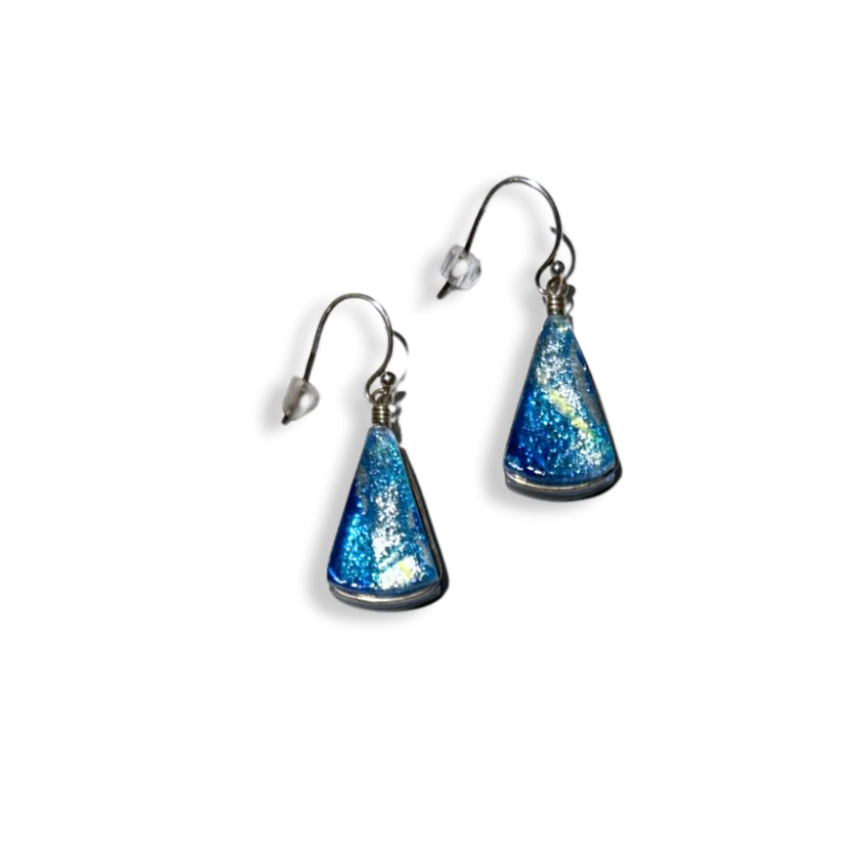 Mini Fab Earrings - Sea Blue Turquoise