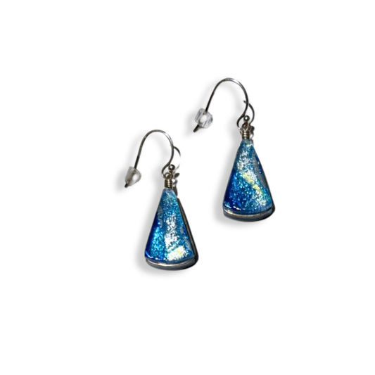Mini Fab Earrings - Sea Blue Turquoise