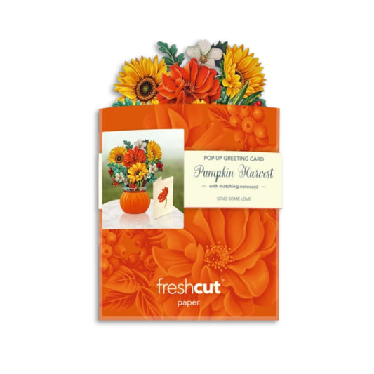 Mini Pumpkin Harvest Pop Up Card