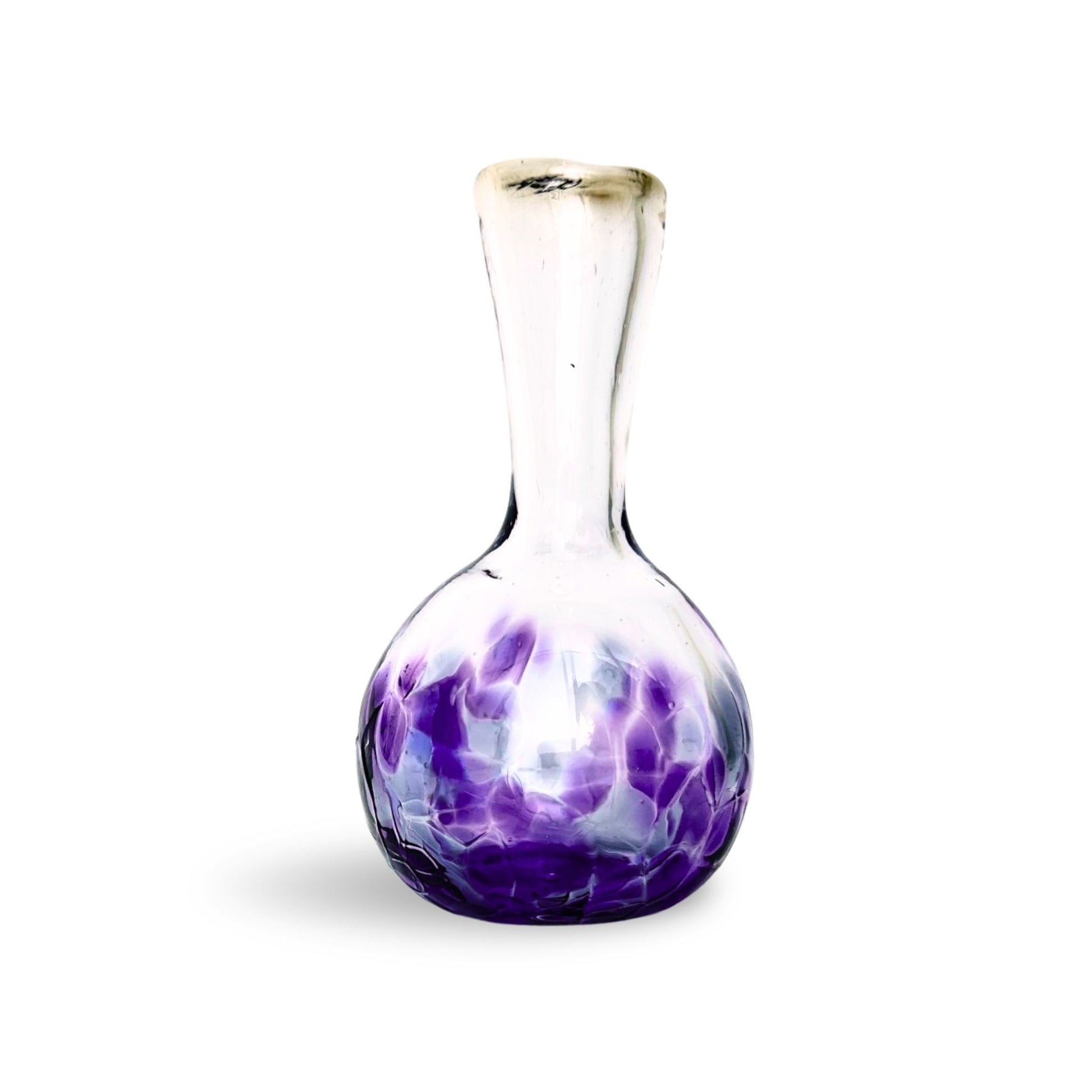 Mom's Little Glass Vase - Purple Rain - Henrietta Glass