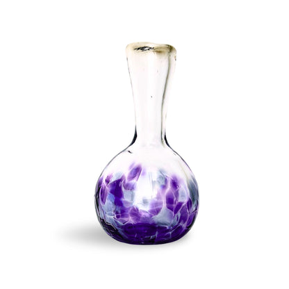 Mom's Little Glass Vase - Purple Rain - Henrietta Glass