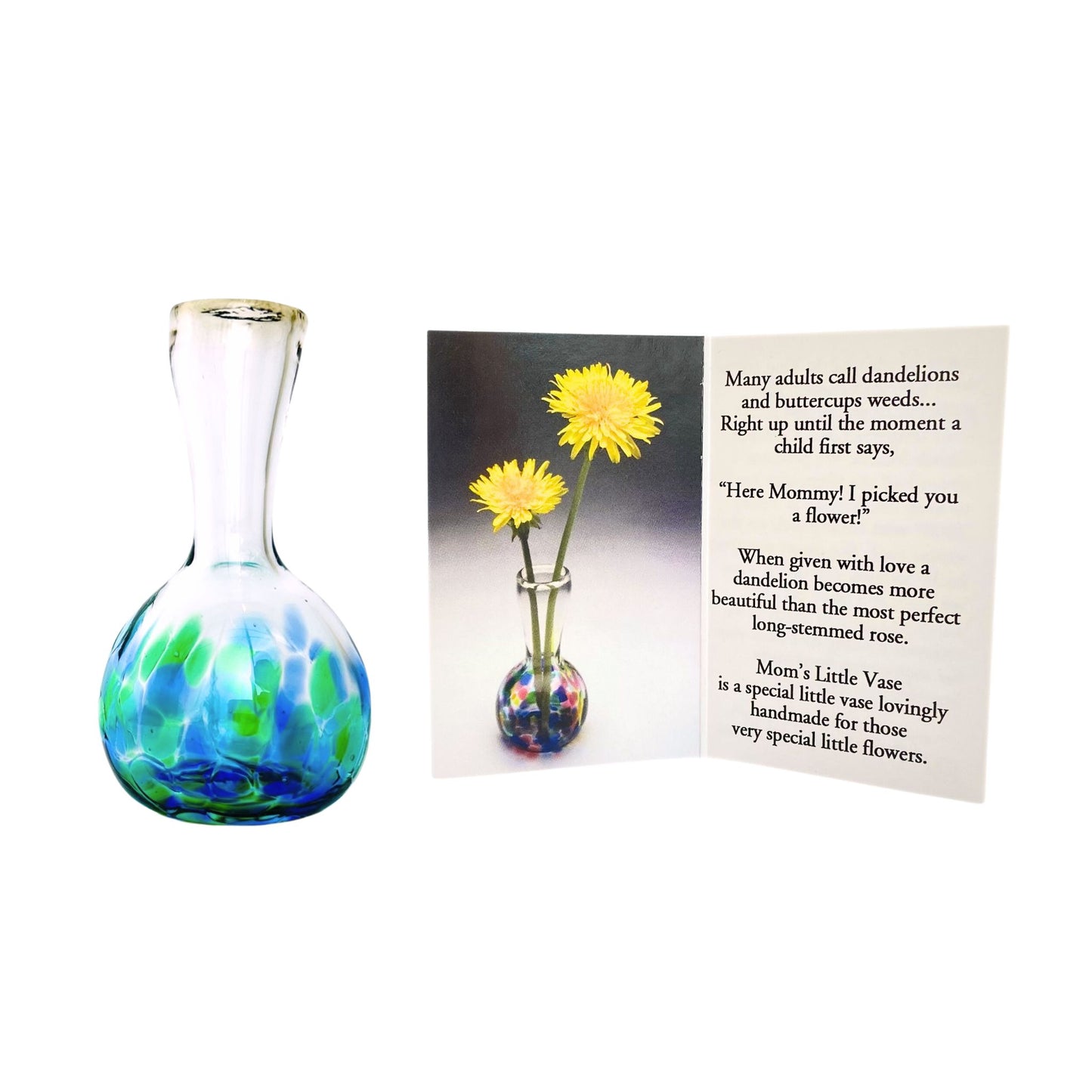 Mom's Little Glass Vase - Riviera - Henrietta Glass