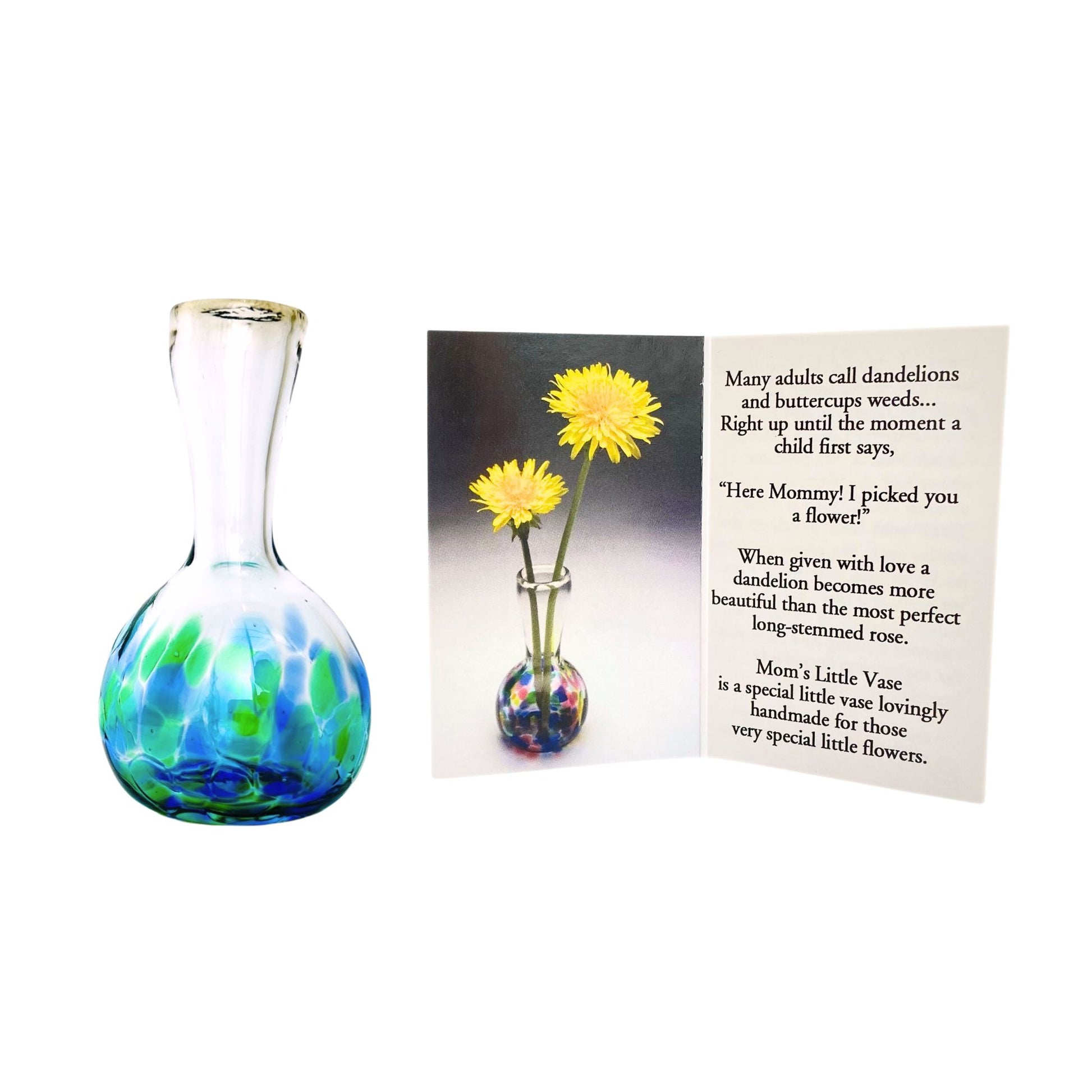 Mom's Little Glass Vase - Riviera - Henrietta Glass