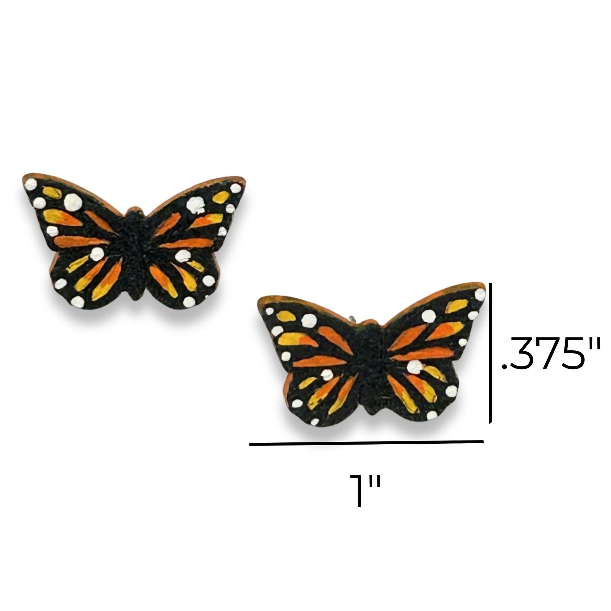 Monarch Butterfly Earrings