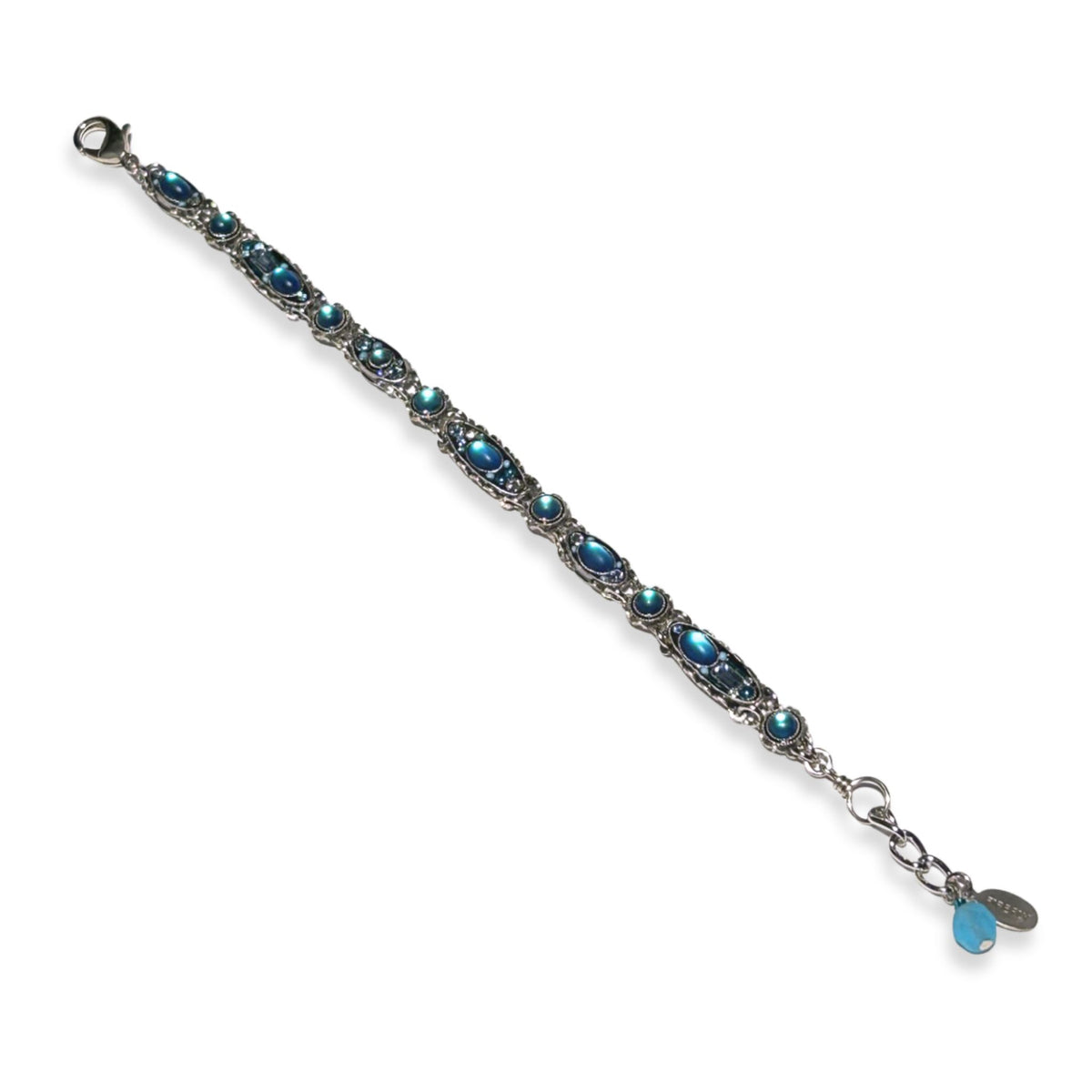 Moonlight Blue Turquoise Adjustable Bracelet