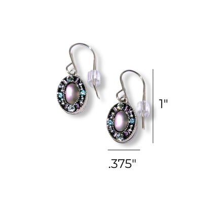 Moonlight Oval Drop Style Earrings Firefly