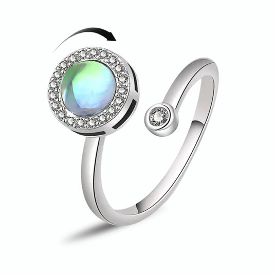 Moonstone Spinner Ring
