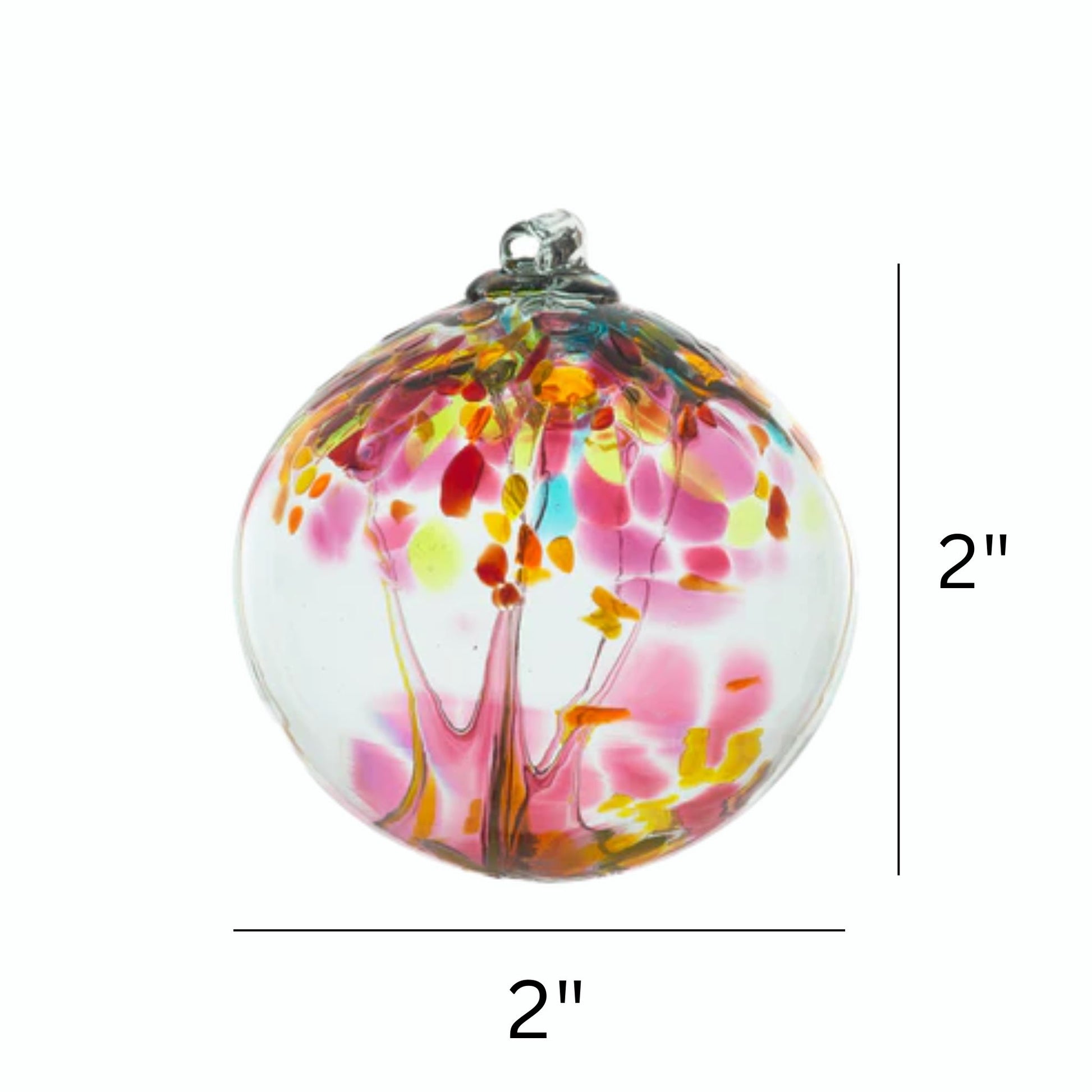 Motherhood Ornament Orange and Pink