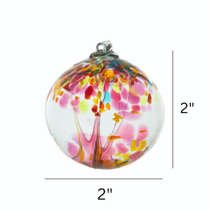 Motherhood Ornament Orange and Pink