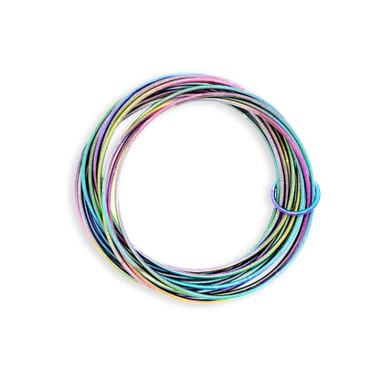 multicolored bracelets