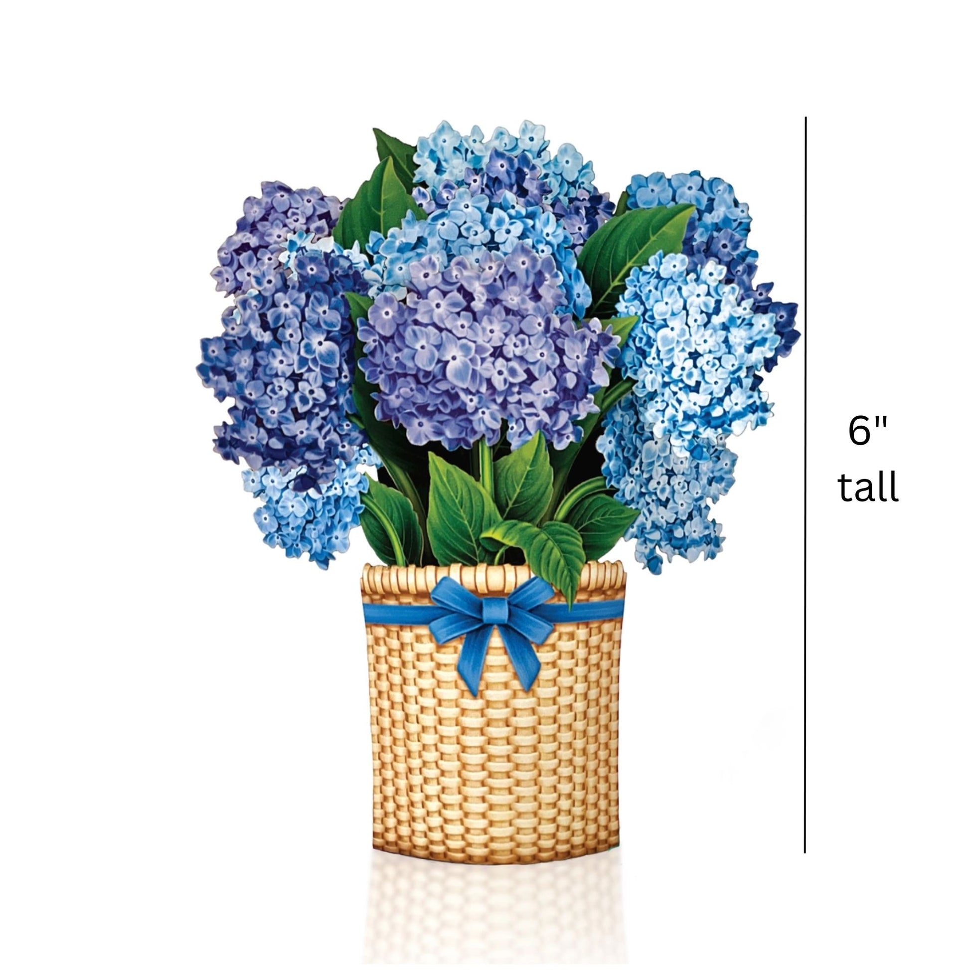 Nantucket Hydrangeas Paper Greeting Card