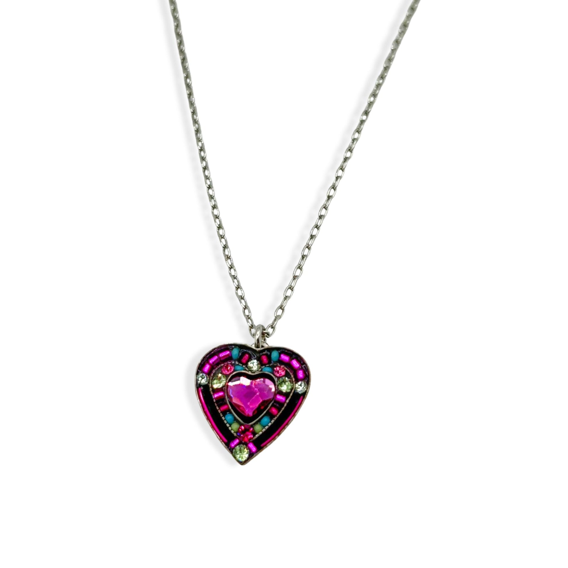 Necklace Rose Austrian Crystals
