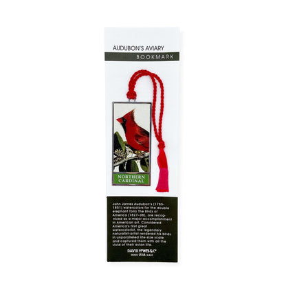 Northern Red Cardinal Bird Audubon book mark