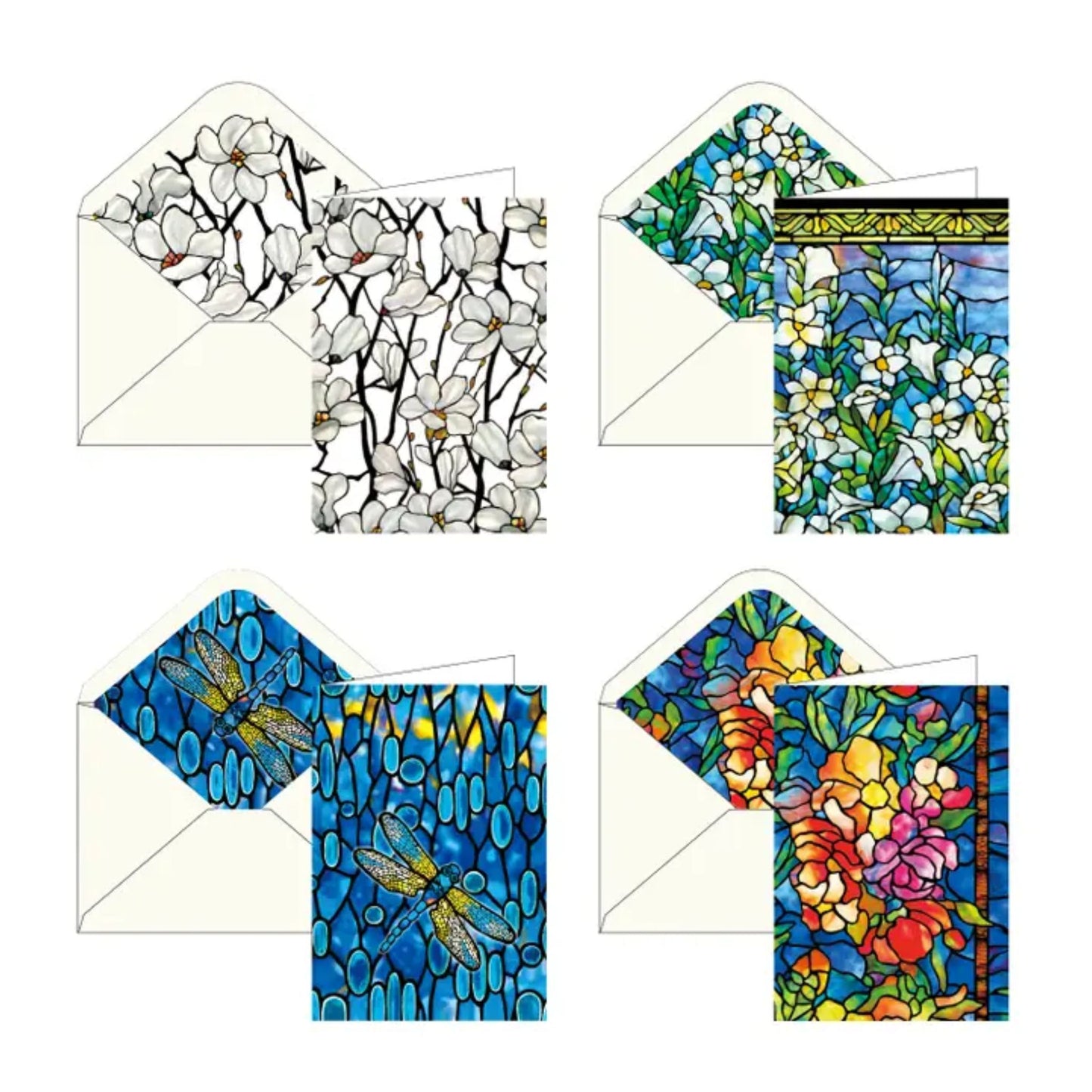 Note Cards - Tiffany Stained Glass Masterworks