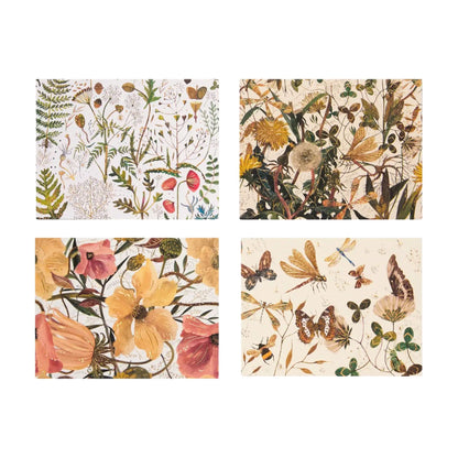 Notecards with Envelopes - Greens and Florals