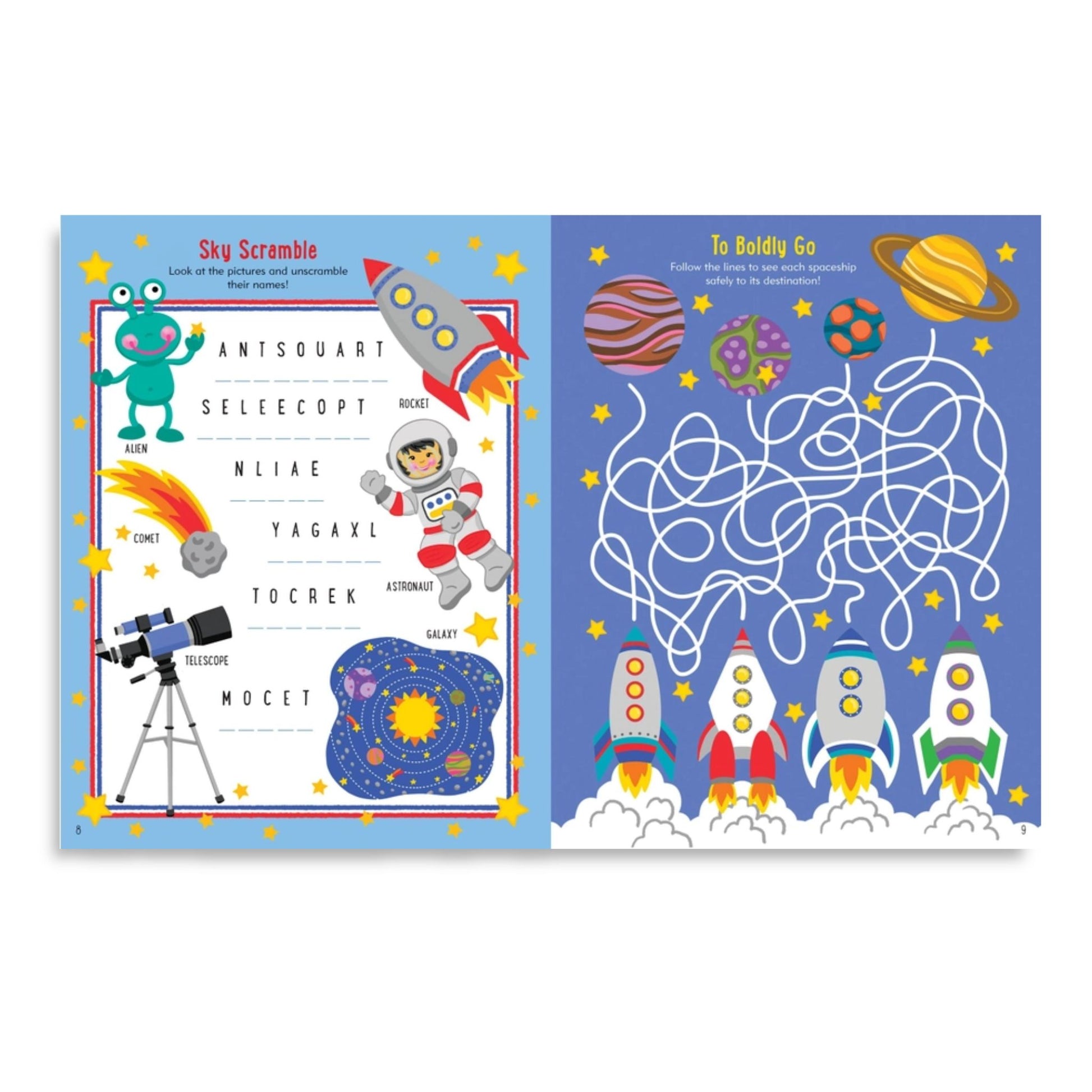 Outer Space Children's Activity Book