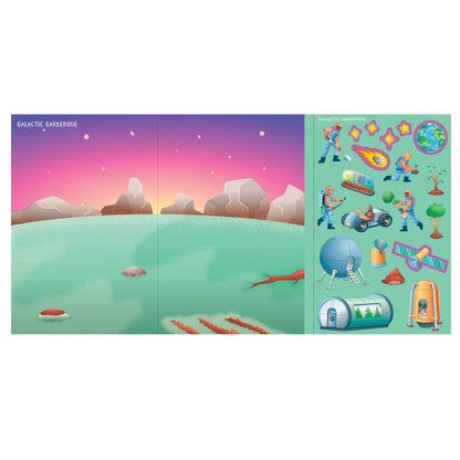 Outer Space Sticker Scenes