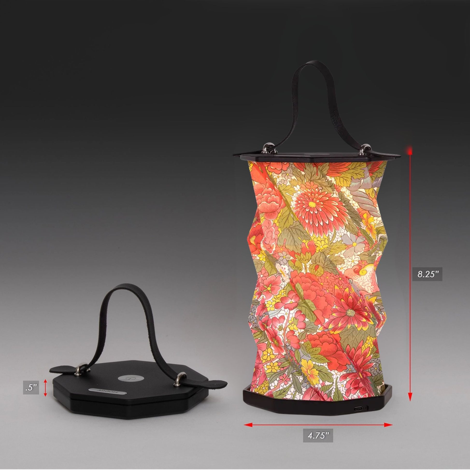 Owen Jones Floral Origami Lantern Light
