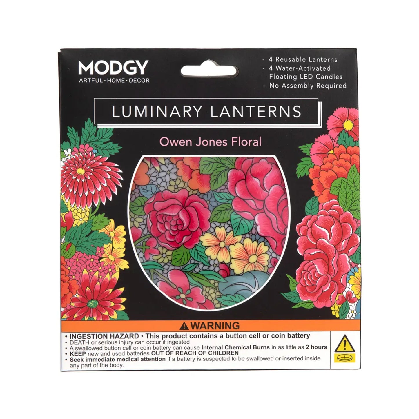 Owen Jones floral luminary light
