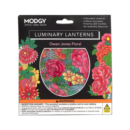 Owen Jones floral luminary light